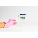 pH-indicatorstrips pH 0 – 14, kunststof, niet-afgevend, doos met 100 strips