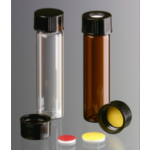 Brown Flacons in amber borosilicaat, 8ml, Ø16x61mm, stop groote 15-425