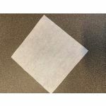 Poetsdoek non-woven - 20x20cm wit - vlak - pluisvrij 
