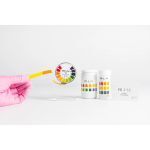 pH-indicatorpapier pH 1 – 14, doos met 4 rollen van 5 m