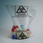 Autoclaafzak - PP - 40µm - met Biohazard logo - zwarte print