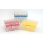 LTS-filtertips in MultiRack, steriel