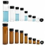 Wheaton vials 20ml - zwart fenol deksel & (PTFE)/14B rubber inlage